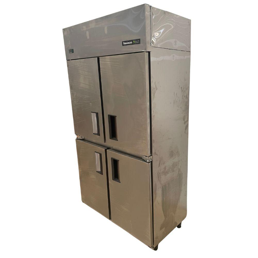 Seminovo - Refrigerador Vertical 4 Portas Inox Ext Comercial  Mcecv4p 220v - Venâncio