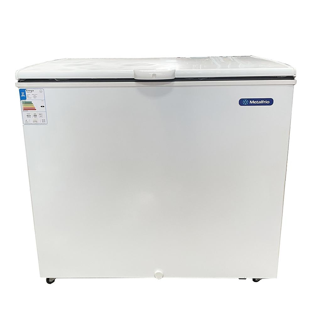 SEMINOVO - Freezer Refrigerador /Congelador Horizontal Dupla Ação 293l Da302  Bivolt (com Transformador) - Metalfrio