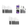 Kit - 1 Faqueiro Inox 30 Peças Ipanema Preto + 2 Conjuntos Facas 9pç - Tramontina
