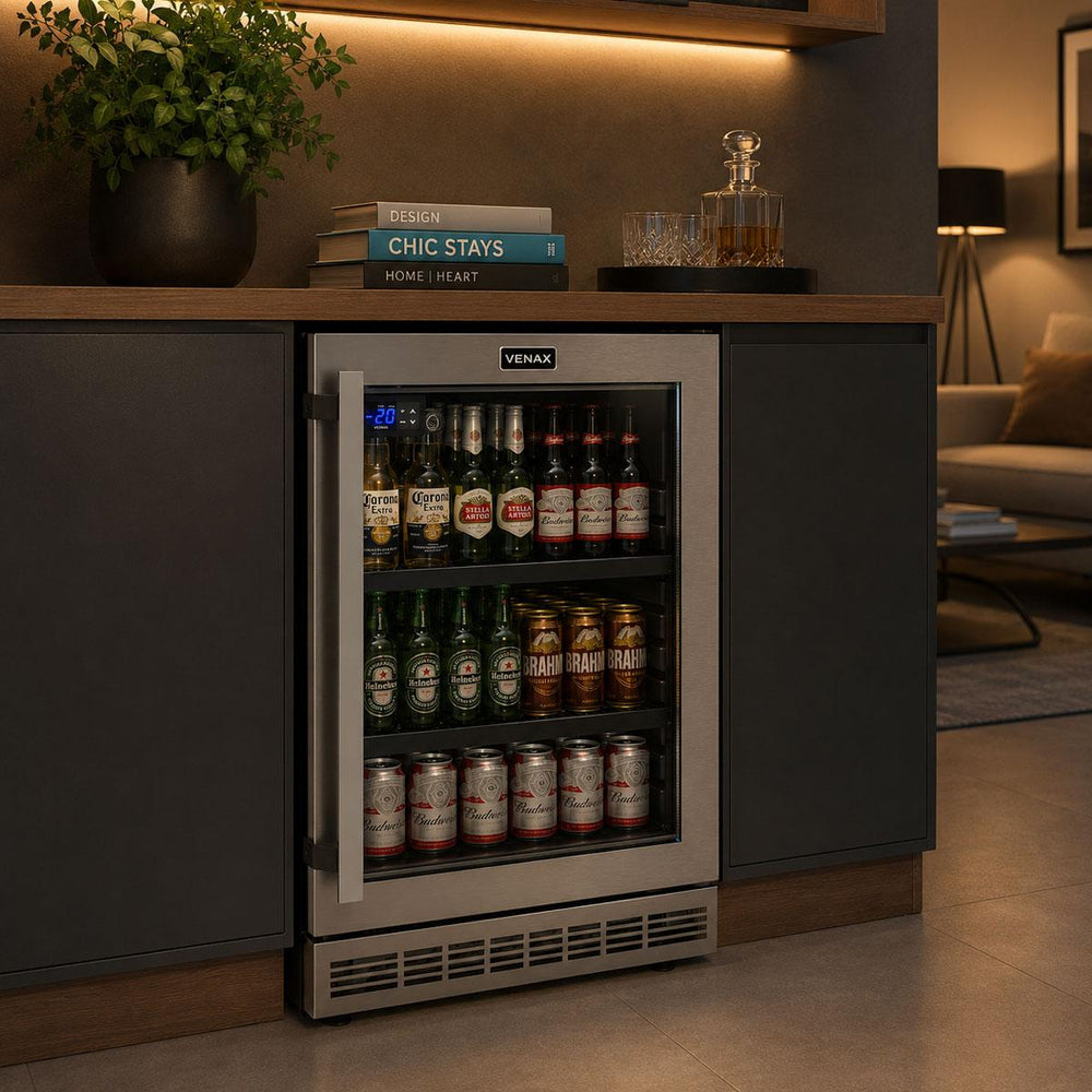 Cervejeira Top Light-in Embutir Inox 0ºc a -6ºc 82l Expvqtlin100 S40 127v - Venax 38053