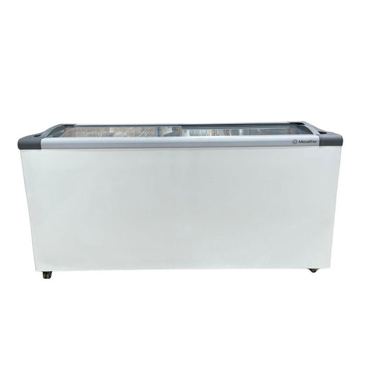 SEMINOVO - Freezer Horizontal Tampa de Vidro Congelados 404/505 Litros Nf55 - Metalfrio 220v