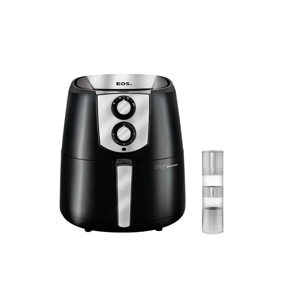 Fritadeira Sem Óleo Air Fryer Toutch EAF42p 127v Eos Com Moedor Sal e Pimenta Duplo Tramontina