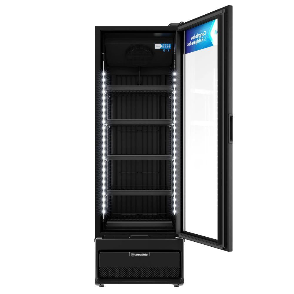 Freezer Vertical Multitemperaturas 541 L 8°C a -20ºC Black VM50AH Versa 127v - Metalfrio