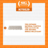 Kit Estrado Piso Plástico (2 Un) 2,5x25x50 Natural - Della Plast