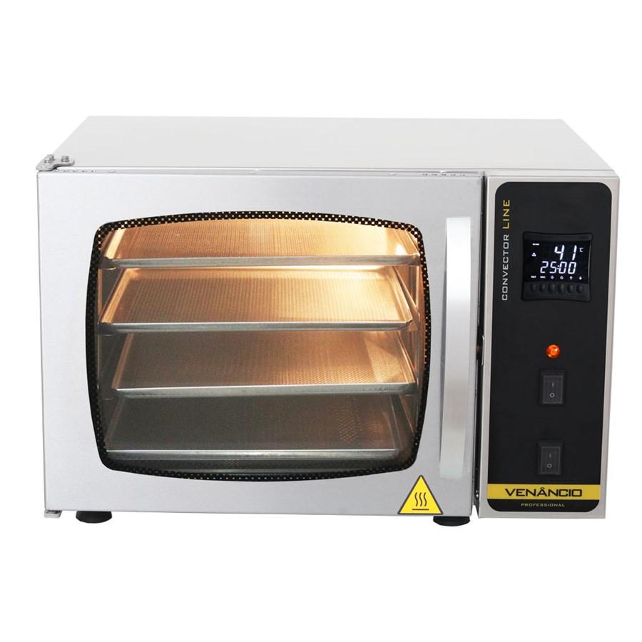 Forno Turbo Elétrico Convector Piccolo 4 Esteiras Vapor FC4EMV 220V - Venâncio