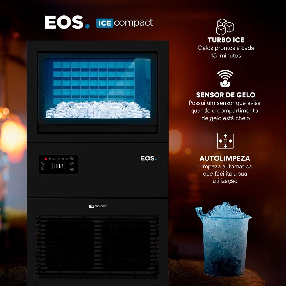 Máquina de Gelo Automática 45kg/dia Black Ice Compact Emg45 220v - EOS-B206184