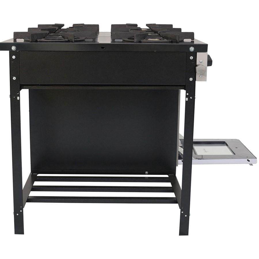 Fogão Industrial 4 Bocas a Gás Baixa Pressão Com Forno Linha Bravo BR4BF - Venâncio