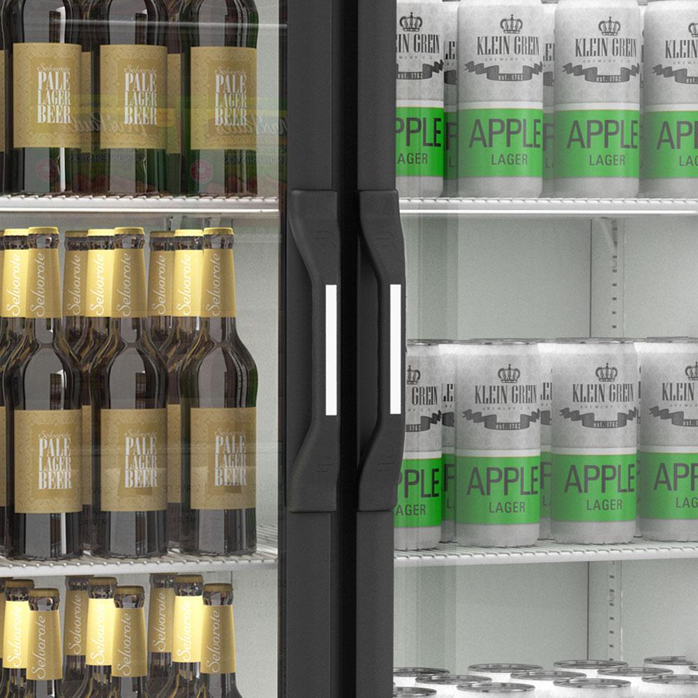 Autosserviço Vanguard Extra Frio Refrigerador Carnes e Bebidas 2 Portas Preto -5°C ASVEF2PVPB 220V - Refrimate