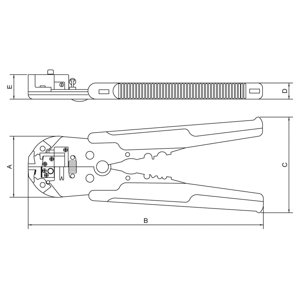 Alicate Desencapador de Fios Profissional Automático 8'' Pro - Tramontina 44051108