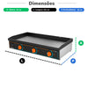 Chapa Bifeteira Profissional Deguste Luxo 6,35mm Elétrica 120cm CE120N New 220v - Venâncio 78420