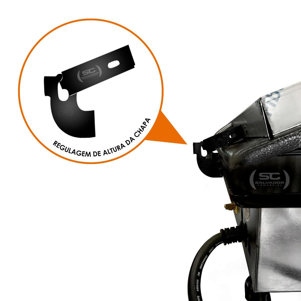 Sanduicheira Chapa Elétrica Lanche Dupla Prensa Gigante Elétrica PR950E 220V – Progás