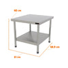 Cavalete Total Inox Mesa Bancada Para Chapa e Char broiler Profissional Pro-60 - Progás P44801
