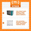 KIT - Forno Turbo Convector Smart Basic. Inox e Turquesa FCSB4E 220v + 4 Assadeiras - Venâncio