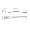 KIT - Jogo de Faca e Garfo Buzios 120 Peças em Aço Inox IBAG - Tramontina