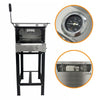 Forno Industrial a Gás Lastro Inox Fir80g Venâncio Com pá Para Pizza Tramontina e Kit Gás