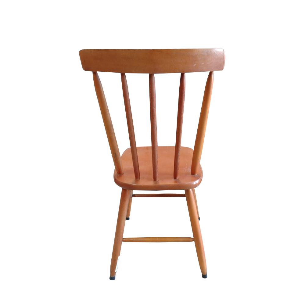 SEMINOVO - Cadeira Madeira Pés Retos Natural Sem Estofado - Disa Móveis