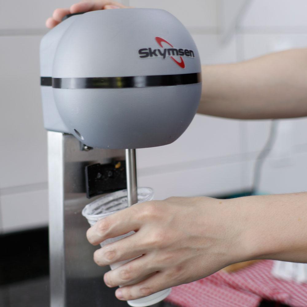 Batedor De Milk Shake Profissional Inox 1 Copo 0,8L 500W BMS-1-N – Skymsen