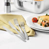 KIT - Jogo de Faca e Garfo Luxo Laguna 48 Peças em Aço Inox ITOP - Tramontina