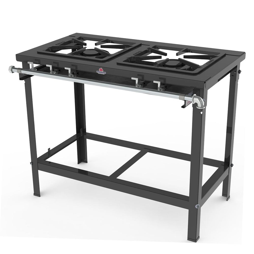 Fogão Industrial 2 Bocas Duplas Com Espera Para Forno PMD-200F – Progás