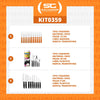 Kit - Jogo de Churrasco Inox 12 Peças + 1 Faqueiro 30pç + 1 Conjunto Facas 9pç - Tramontina