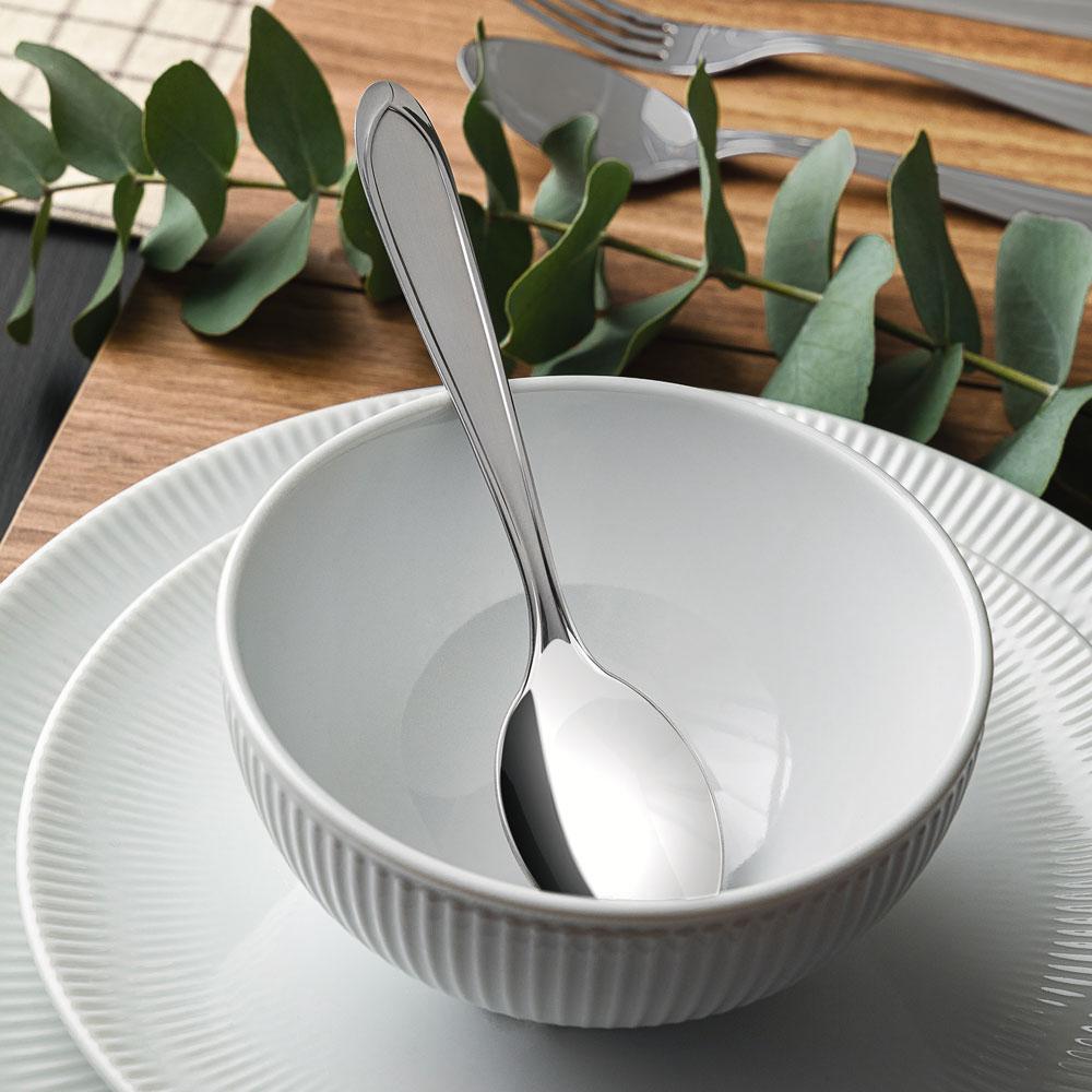 Kit 6 Colheres de Sobremesa Luxo Laguna Em Aço Inox Csitop - Tramontina