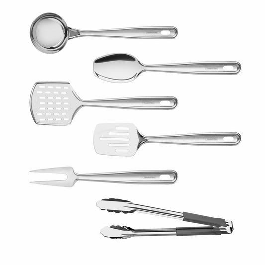 Kit Utensílios de Servir e Preparar Extrata Aço Inox 6 Peças - Tramontina