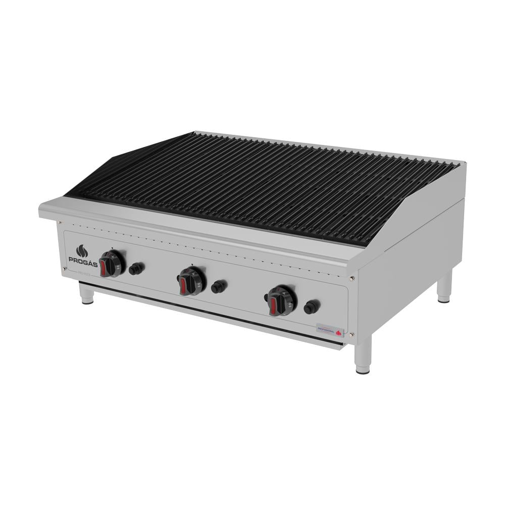 Char broiler Chapa Churrasqueira Profissional Lanchonetes Inox a Gás 90cm Pro-90cb - Progás P44601