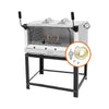Kit - Forno Gás Industrial Roma Inox Infravermelho Firiv90 + Kit Gás 2kg - Venâncio