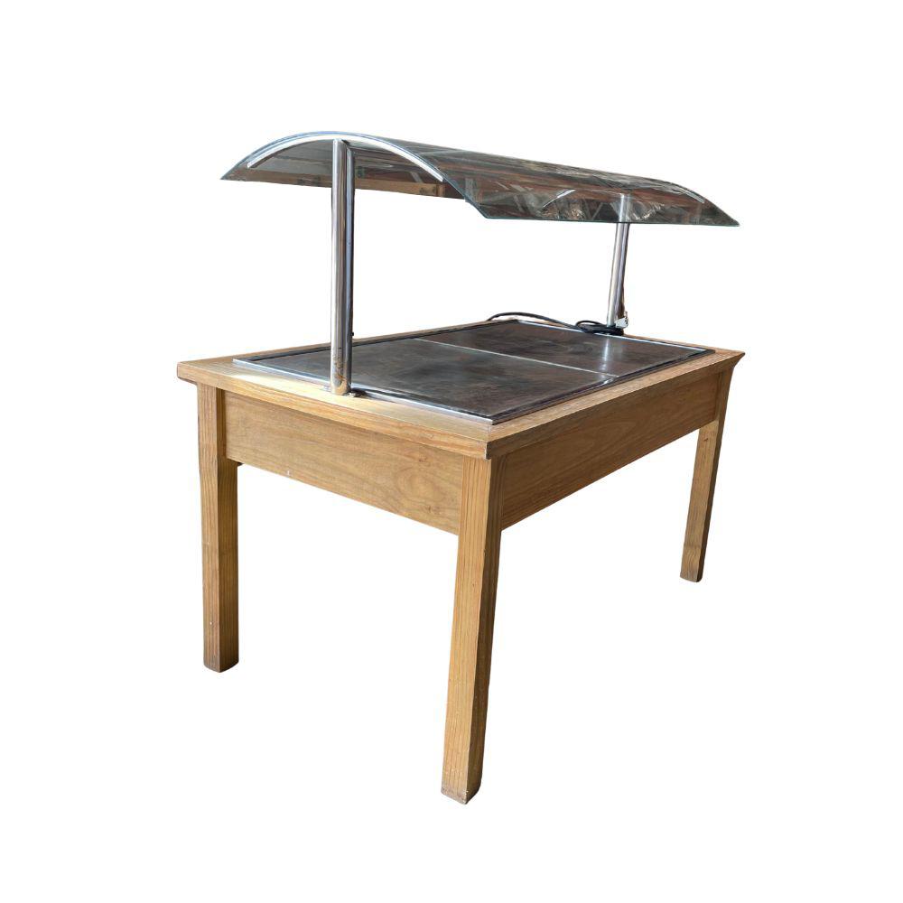 SEMINOVO - Buffet Mesa Aquecida 170cm Térmico - 220V