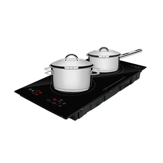 Fogão Cooktop De Indução 2 Bocas Elétrico Eci02ep 220V E Panelas Solar Ø 20cm Pit5 E Ø 16cm Pit7 - Eos
