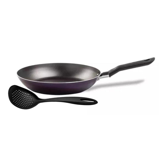 Frigideira em Alumínio Antiaderente 1,20l Roxo Brinox Com Espátula Frigideira Tramontina