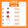 Kit Padaria - Forno Prp5000 + 5 Esteiras + Mesa Mbr015 + Amassadeira Ali05 + Cilindro Cb30 - Bivolt