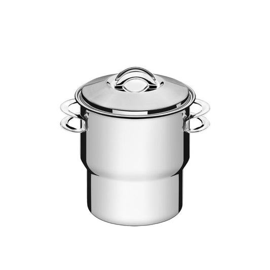 Cuscuzeira Solar em Aço Inox Com Alças e Tampa 14 cm 2,2 l - Tramontina 62519140