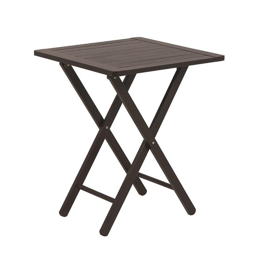 Mesa Dobrável Beer Em Madeira Tauarí 60x60 Com Acabamento Tabaco - Tramontina