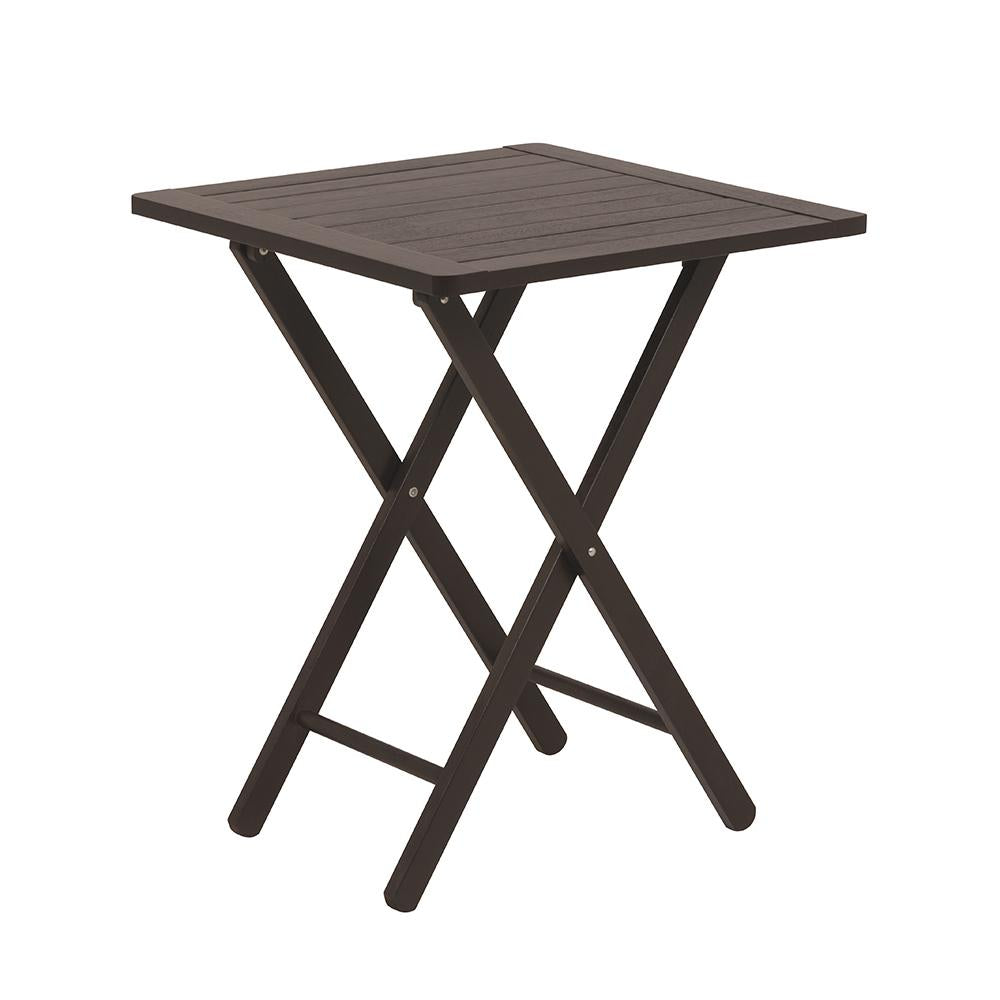 Mesa Dobrável Beer Em Madeira Tauarí 60x60 Com Acabamento Tabaco - Tramontina