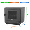 Forno Industrial FI 109L de Bancada Preto Interno Esmaltado Gás GLP FI109SB - Venax 9727