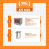 KIT - Forno Turbo Elétrico Fast Oven PRP-004 220V Rosa + Bancada MES-004 - Progás