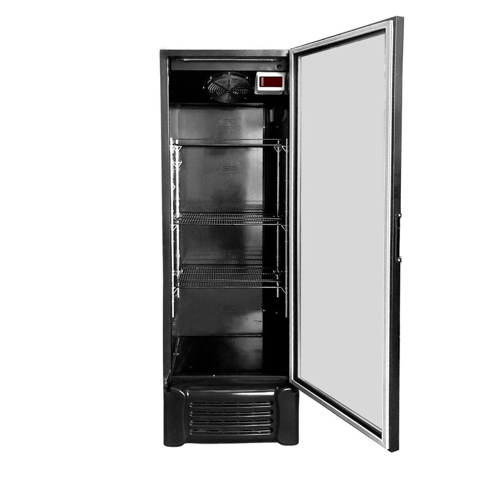 Cervejeira Expositora Visa Cooler 400L Porta de Vidro Preta VCC400V - Refrimate