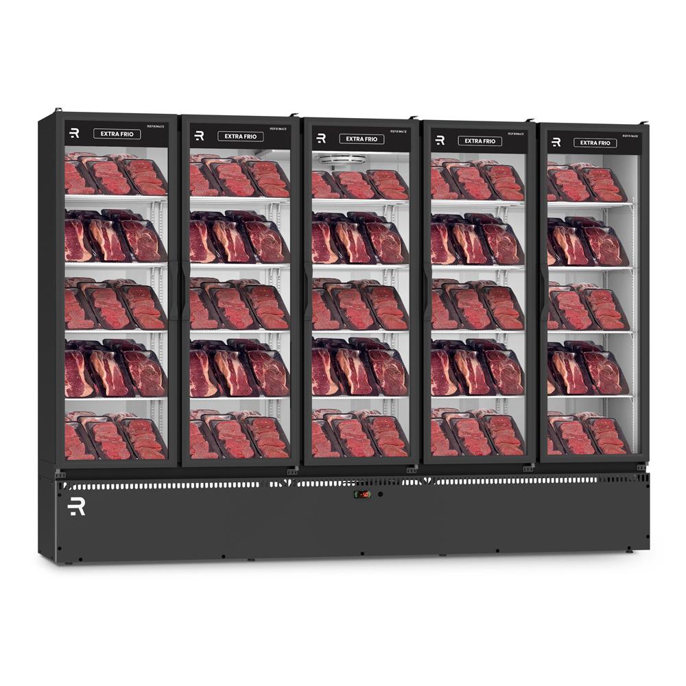 Autosserviço Vanguard Comercial Extra Frio Carnes e Bebidas 5 Portas ASVEF5 -5 ºC 220V - Refrimate
