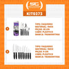 Kit - 1 Faqueiro Inox 30 Peças Ipanema Preto + 2 Conjuntos Facas 9pç - Tramontina