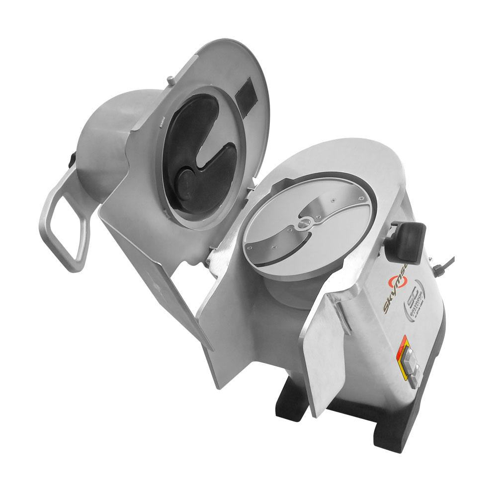 Kit Processador De Alimentos Corte 8mm e Cubos 8mm PA7 PRO Bivolt Skymsen + Jogo de Facas 9 Peças