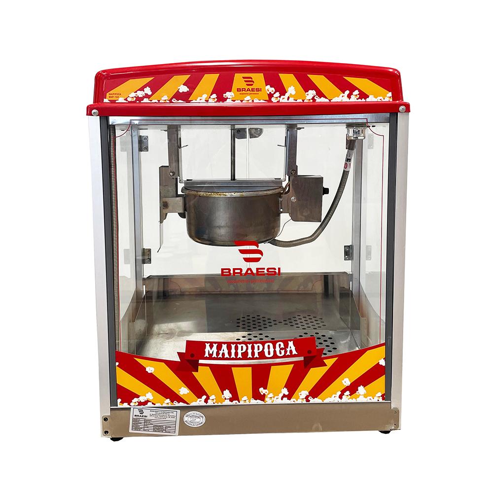 Semi - Máquina Pipoqueira Profissional Comercial Elétrica Inox BMP-150 220v - Braesi