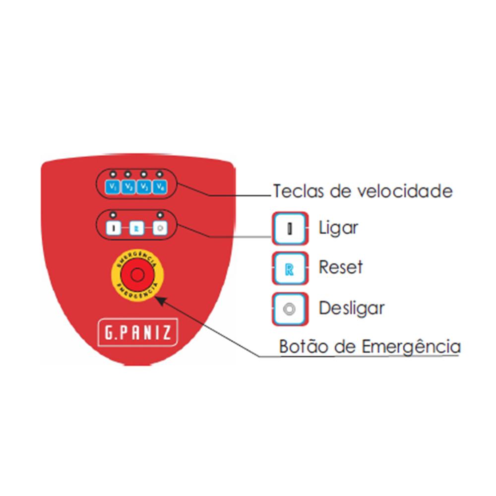 Batedeira Planetária Industrial Epóxi De Coluna 38L e 4 Velocidades BP-38 G2 220V - Gpaniz 39722
