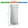 Pass Through Armário Aquecido Profissional 60ºC Inox 430 18 GN 1/1 600 Litros PTA 600 220V - Refrimate