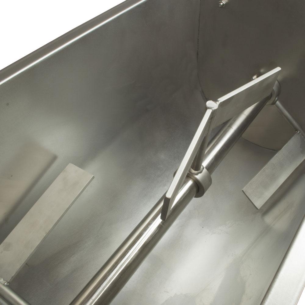 Misturador de Carne Açougue Profissional Com Tampa 50kg MMS-50I N 220V Skymsen + Faca + Chaira
