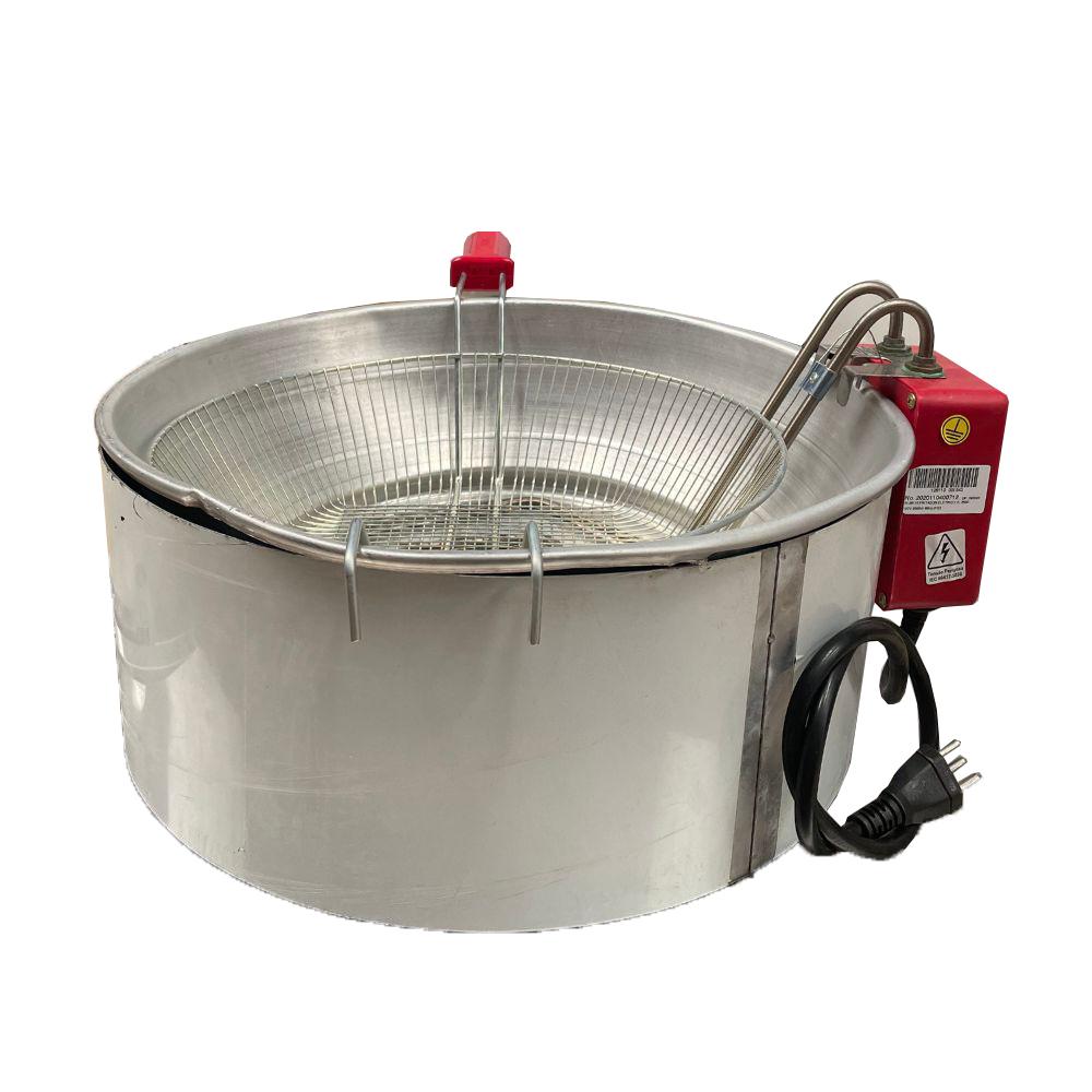 SEMINOVO - Fritador Elétrico em Inox Tacho Alumínio 7 Lts 127v 26110 - Malta