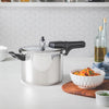Panela De Pressão 6,0L Aço Inox Fundo Triplo Brava - Tramontina 62416220