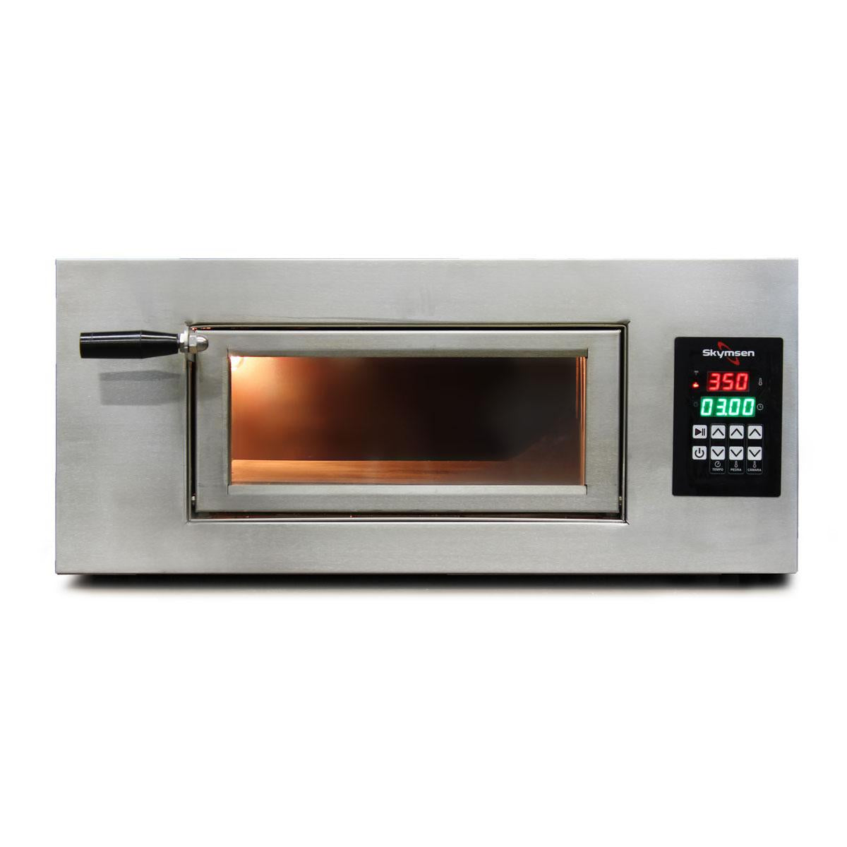 Forno de Lastro Para Pizza Digital 450 graus Flp-400d 220v - Skymsen