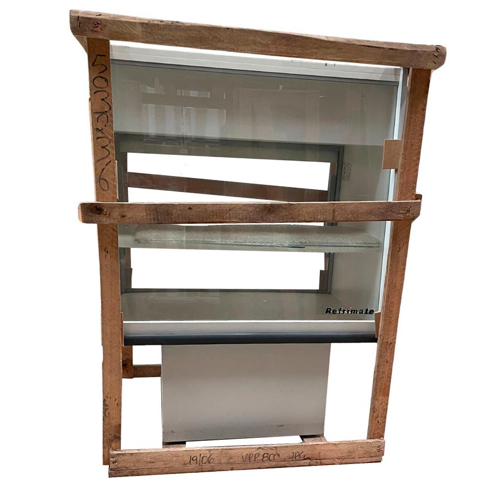 SEMINOVO - Vitrine Panorâmica Expositor Padaria Eco Caixa Vpecx 800 Branco - Refrimate