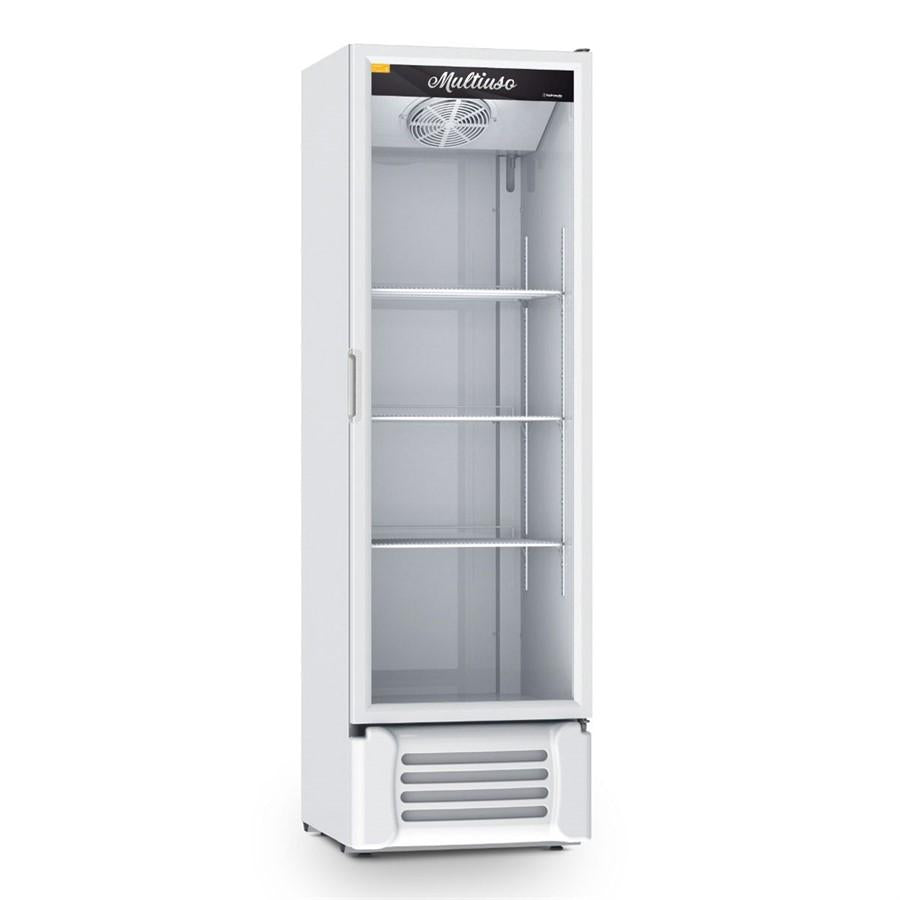 Refrigerador Visa Expositor Multiuso Branco 400L Porta De Vidro 0ºC e 7ºC VCM400 - Refrimate